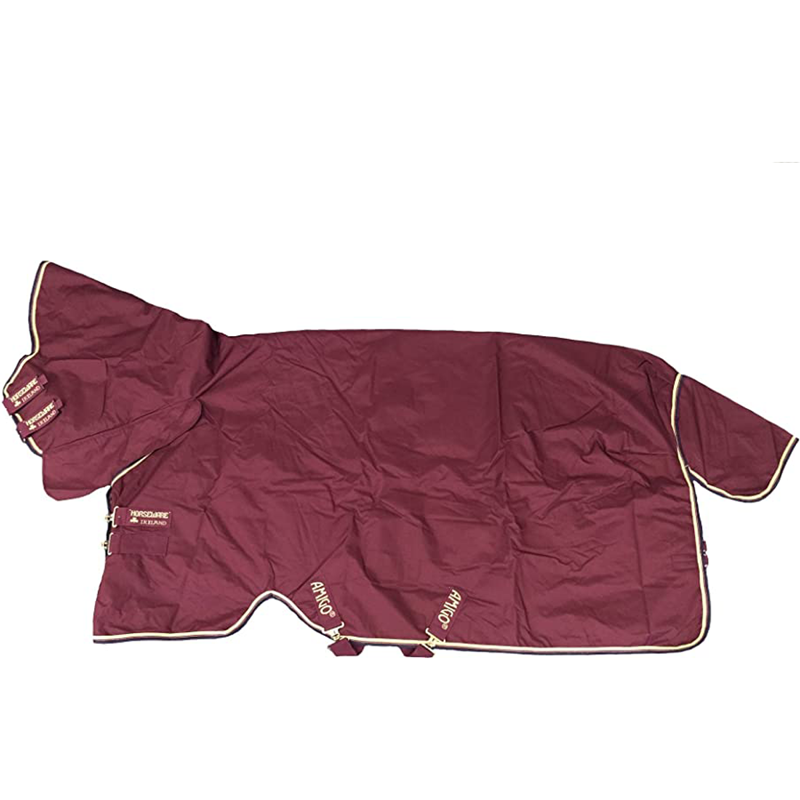 Horseware Amigo Hero 6 All in One 100g Turnout Rug - Burgundy/Tan/Navy-1